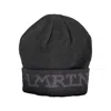 La Martina Sleek Embroidered Cap In Timeless Black