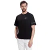 LA MARTINA BLACK COTTON T-SHIRT