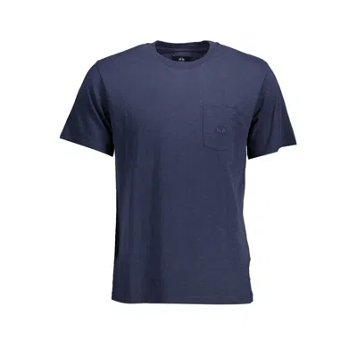 La Martina Blue Cotton Men T-shirt