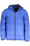 La Martina Elite Blue Jacket With Detachable Hood