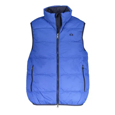 La Martina Blue Polyamide Men Men's Jacket