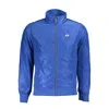 La Martina Blue Polyester Men Jacket In Blue