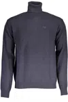 La Martina Elegant Turtleneck Sweater With Embroidered Logo