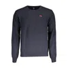 La Martina Blue Wool Sweater In Blue