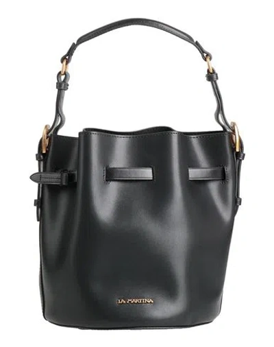 La Martina Brisa Woman Handbag Black Size - Leather
