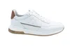 La Martina Classic White Sneakers With Handcrafted Details In White