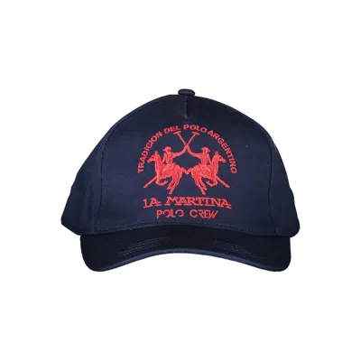 La Martina Cotton Hats & Men's Cap In Blue