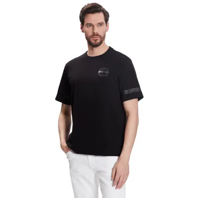 La Martina Cotton Men's T-shirt In Black