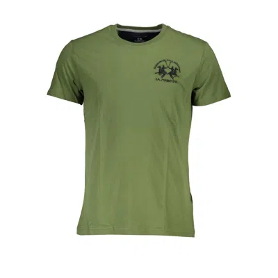 La Martina Cotton Men's T-shirt In Green