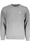 La Martina Gray Cotton Men Sweater In Grey