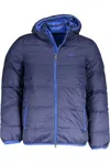 La Martina Quilted Puffer Jacket In Blue