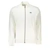 La Martina Elegant White Fleece Sweatshirt In White