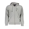 La Martina Elegant Gray Hooded Sweatshirt For Men