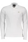 La Martina Elegant Slim Fit Polo With Embroidery Details In White