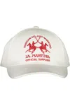 La Martina White Cotton Men Cap In White