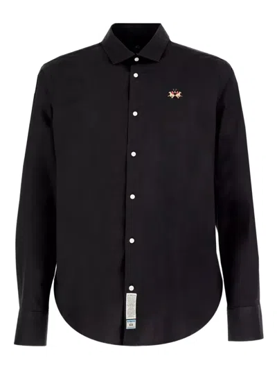 La Martina Garrick Buttoned Shirt In Black