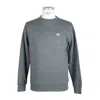La Martina Gray Cotton Sweater In Gray