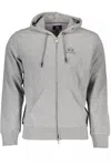La Martina Elegant Gray Hooded Sweatshirt For Men