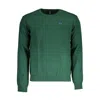 La Martina Green Wool Sweater In Green