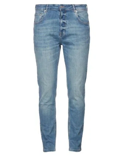 La Martina Man Jeans Blue Size 38 Cotton, Elastane