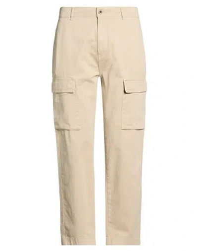 La Martina Man Pants Beige Size 36 Cotton In Neutral
