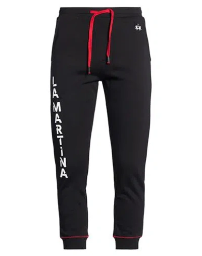 La Martina Man Pants Black Size Xxl Cotton