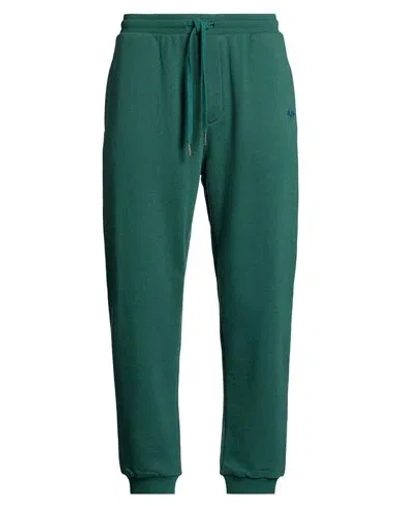 La Martina Man Pants Dark Green Size L Cotton