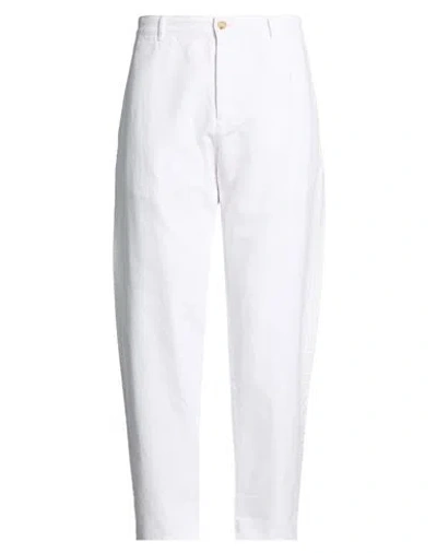 La Martina Man Pants White Size 30 Cotton