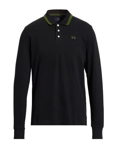 La Martina Man Polo Shirt Black Size Xl Cotton