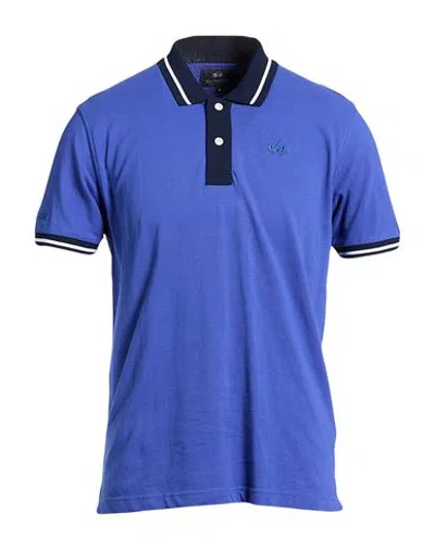 La Martina Man Polo Shirt Blue Size S Cotton