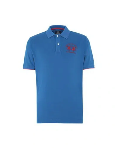 La Martina Polo Shirts In Blue