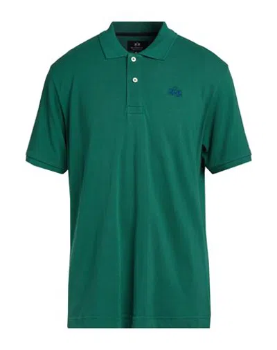 La Martina Man Polo Shirt Dark Green Size Xl Cotton