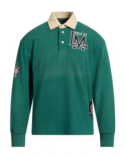 La Martina Man Polo Shirt Dark Green Size Xxl Cotton
