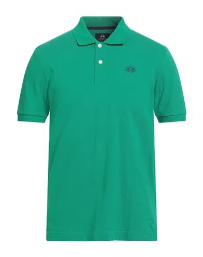 La Martina Man Polo Shirt Emerald Green Size 3xl Cotton