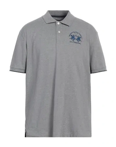 La Martina Polo Shirts In Grey