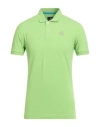 La Martina Man Polo Shirt Lime Green Size 3xl Cotton, Elastane