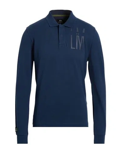 La Martina Man Polo Shirt Midnight Blue Size 3xl Cotton