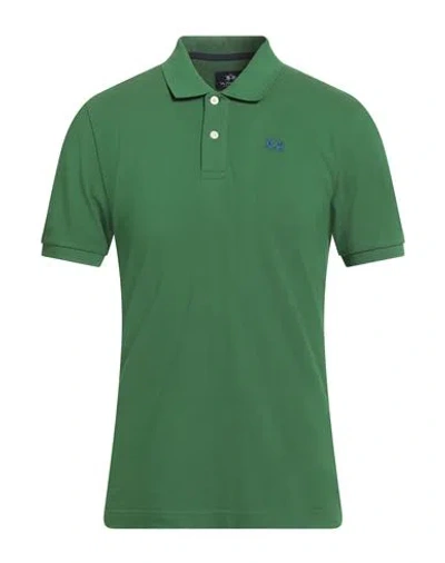 La Martina Man Polo Shirt Military Green Size 3xl Cotton