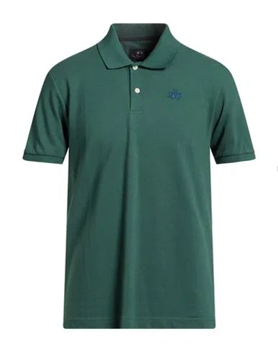 La Martina Man Polo Shirt Military Green Size S Cotton
