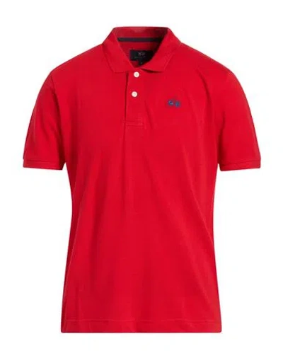 La Martina Man Polo Shirt Red Size Xxl Cotton