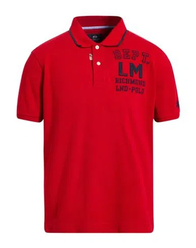 La Martina Man Polo Shirt Red Size Xxl Cotton