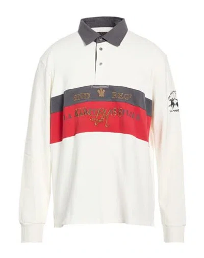 La Martina Man Polo Shirt White Size 3xl Cotton