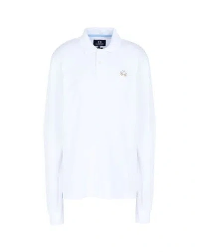 La Martina Polo Shirts In White