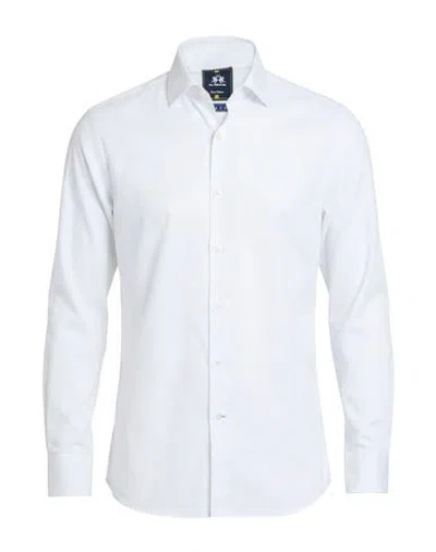 La Martina Man Shirt White Size 15 ½ Cotton