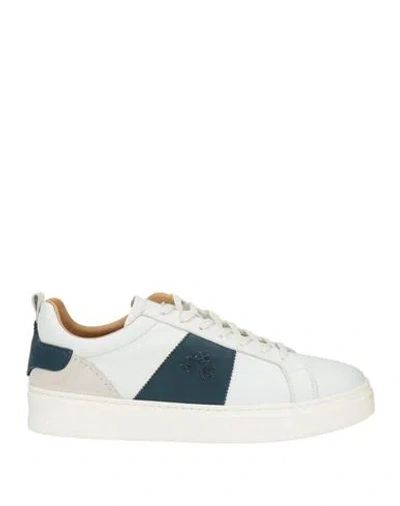La Martina Man Sneakers White Size 10 Leather