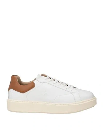 La Martina Man Sneakers White Size 12 Calfskin