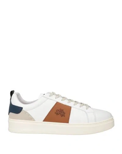 La Martina Man Sneakers White Size 13 Leather