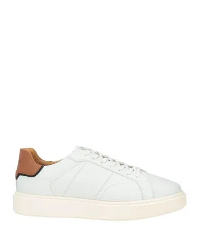 La Martina Man Sneakers White Size 8 Calfskin