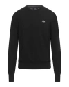 La Martina Man Sweater Black Size Xl Cotton, Wool