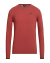 La Martina Man Sweater Brick Size Xxl Viscose, Polyamide, Wool, Cashmere